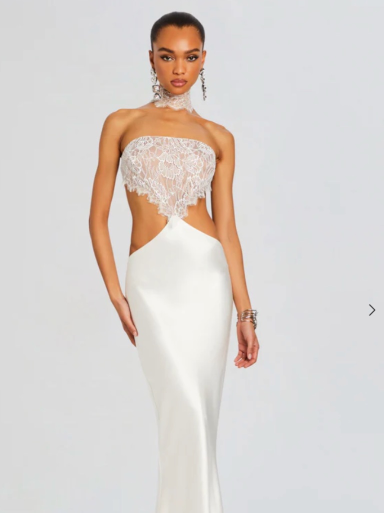 Retro Fete Lucie Dress (White; Xxs)